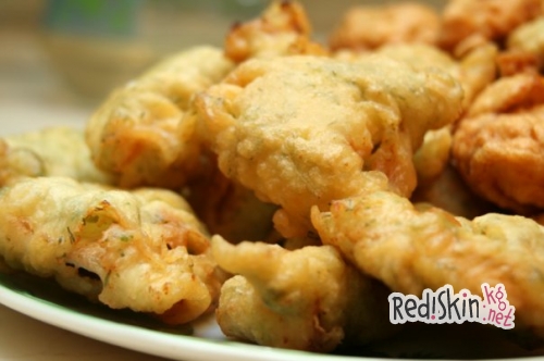 Филе окуня в кляре