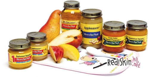 Детское питание из баночек