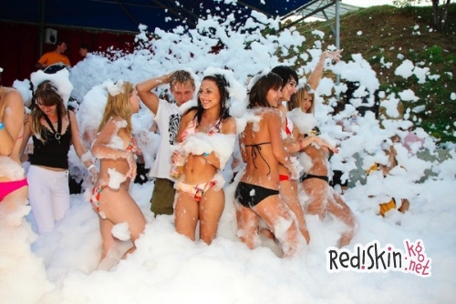 Пенная дискотека — масса незабываемых впечатлений