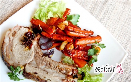 Корейка в сладкой глазури