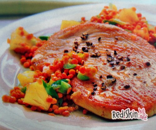 Шницель из индейки