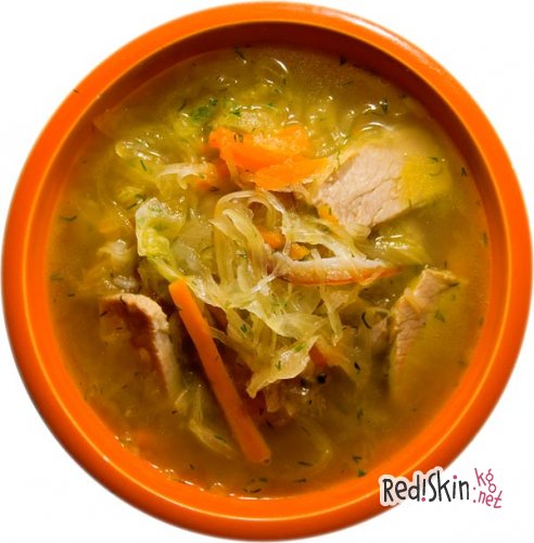 Щи с квашеной капустой