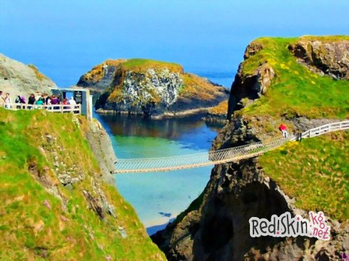 Опасные подвесные мосты