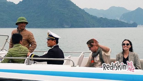 Анджелина Джоли и Брэд Питт не унывают из-за того, что их совместный фильм "Лазурный берег" провалился в прокате