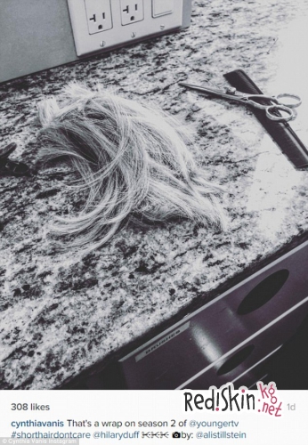 Хилари Дафф подстриглась