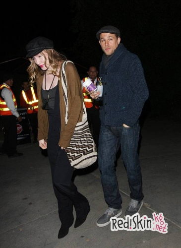 Редкое совместное появление Чарли Ханнэма со своей девушкой Морган