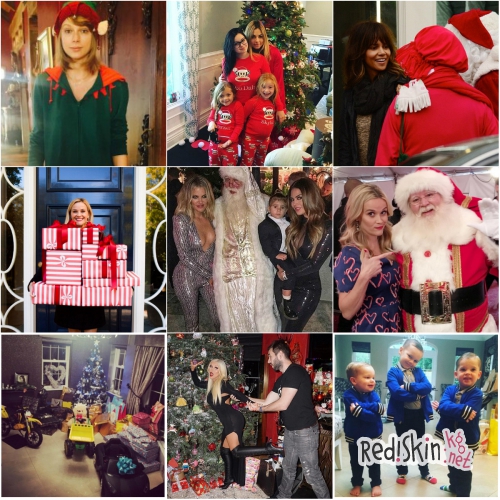 Звезды Голливуда отметили Рождество