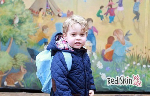 Будущий наследник британского престола принц Джордж пошел в детский сад