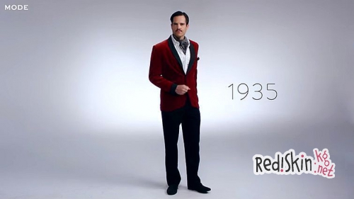 Как менялась мода: 100 лет мужского новогоднего стиля за 3 минуты (видео)