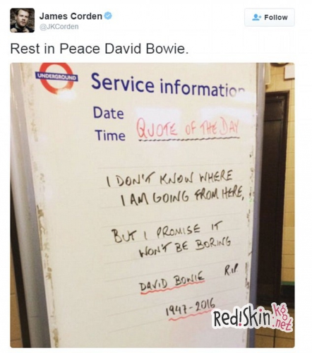 Мадонна, Шер, Дэвид Бекхэм, Рассел Кроу, Игги Поп и другие звезды о смерти Дэвида Боуи