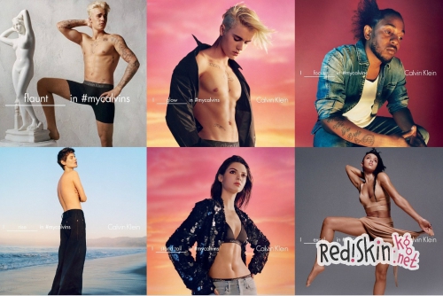 Знаменитости в рекламной кампании Calvin Klein