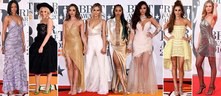 Поп-дивы Кайли Миноуг, Рианна, Адель и другие звезды на красной дорожке BRIT Awards 2016