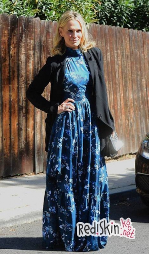 Деми Мур со своими дочерьми поддержала модельера Зака Позена