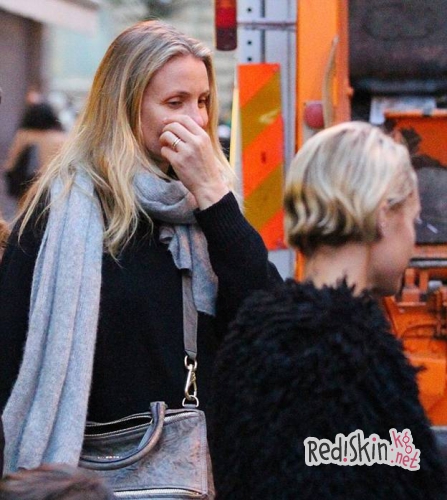 Кэмерон Диаз и Николь Ричи в Манчестере