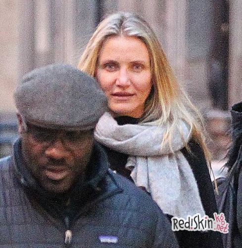 Кэмерон Диаз и Николь Ричи в Манчестере