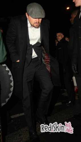 Леонардо Ди Каприо пытался пройти незамеченным, из-за опоздания на пре-пати BAFTA