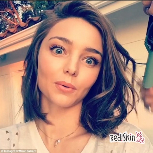 Миранда Керр подстриглась впервые за много лет