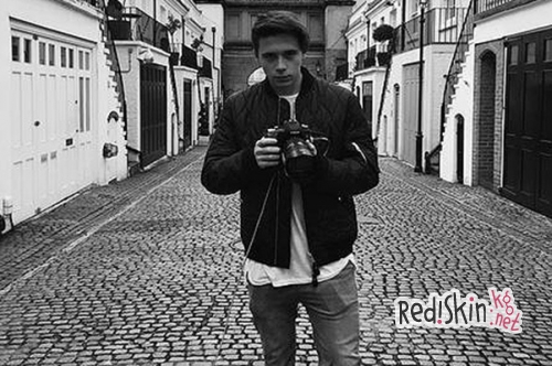 Сын Дэвида и Виктории Бекхэм снял фотосессию для модного бренда