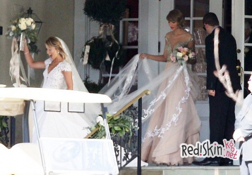 Тейлор Свифт на свадьбе подруги детства