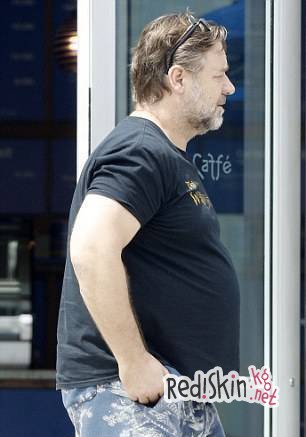 Рассел Кроу сильно похудел Рассел Кроу сильно похудел