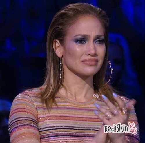 Дженнифер Лопес разрыдалась на шоу "Американский идол"