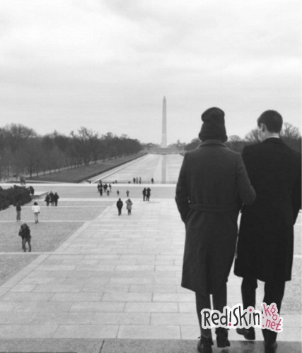 Миранда Керр и Эван Шпигель отдыхают в Вашингтоне