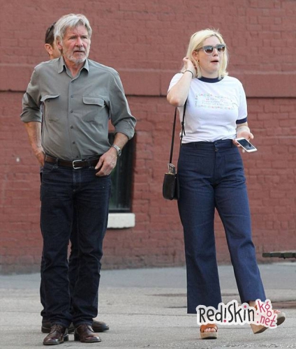 Отцы и дети: Харрисон Форд со своей дочерью Джорджией, которой недавно посвятил эмоциональную речь