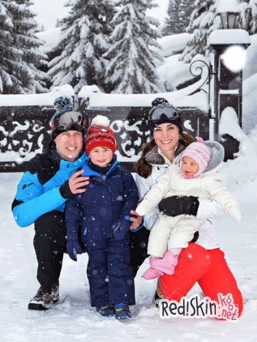 Принц Уильям и Кейт Миддлтон впервые провели отпуск с детьми