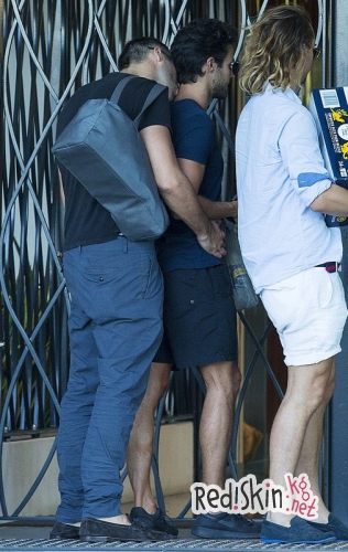 Пятикратный олимпийский чемпион Ян Торп встречается с манекенщиком Райаном Ченнингом