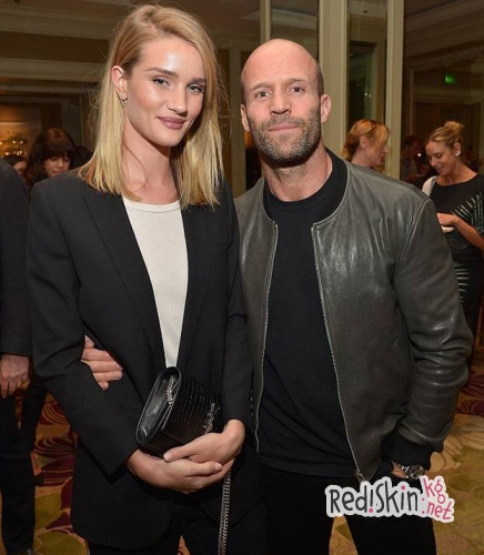 Рози Хантингтон-Уайтли и Джейсон Стэтхэм в Беверли-Хиллз