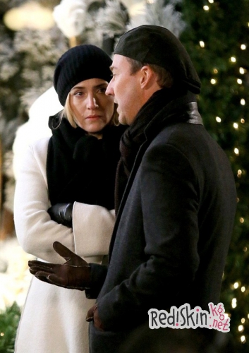 Снимается кино: Кейт Уинслет и Эдвард Нортон в "Побочной красоте"