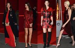 Только красный: звезды на тематической вечеринке L'Oreal