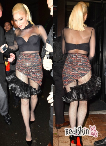 Гвен Стефани появилась в откровенном наряде на вечеринке после съемок программы Saturday Night Live